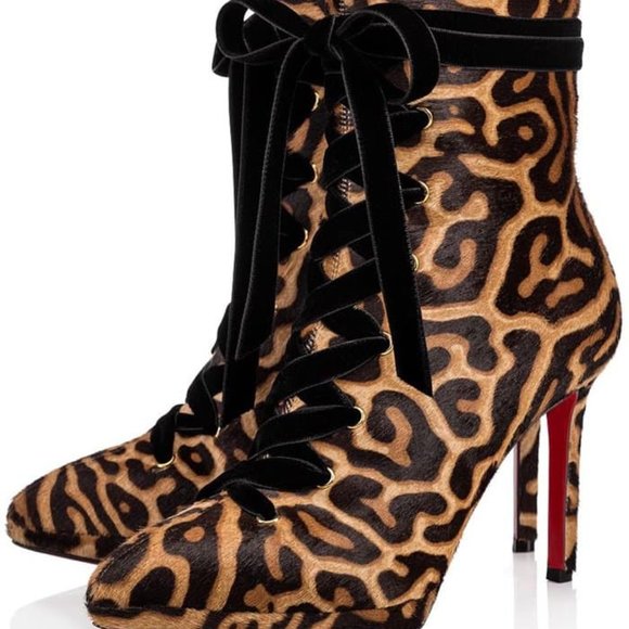 NWT❤️Christian Louboutin❤️Circus Nana 100 Pony Boots - Picture 2 of 12